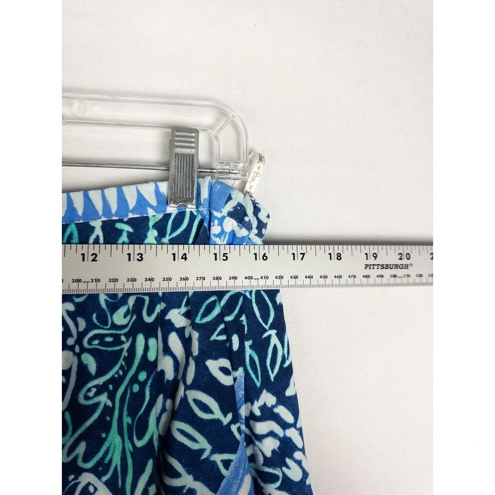 NWT Lilly Pulitzer Meridian Midi Dress Womens L Indigo Black Off Shoulder Pom Po
